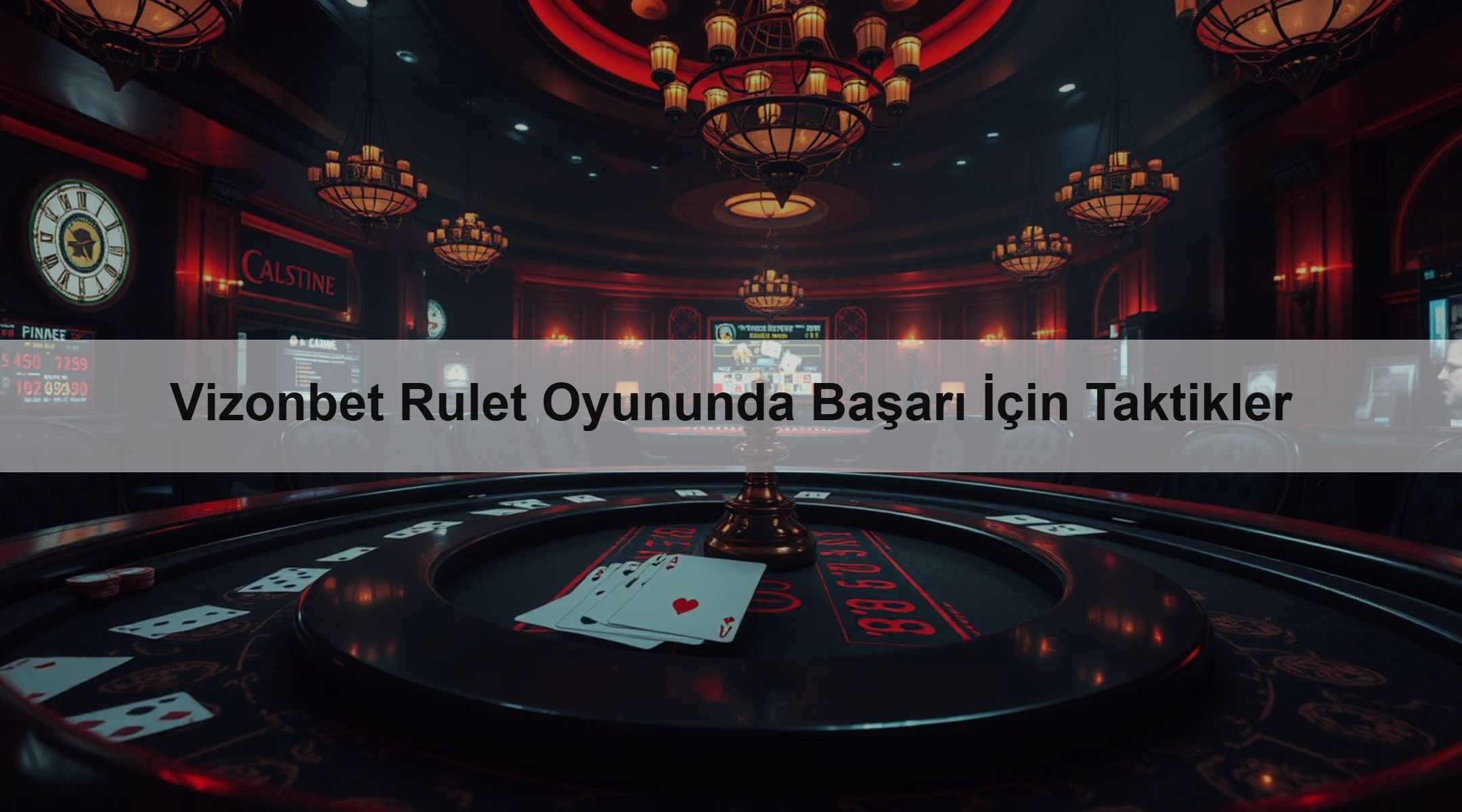 Vizonbet Rulet Oyununda Başarı İçin Taktikler